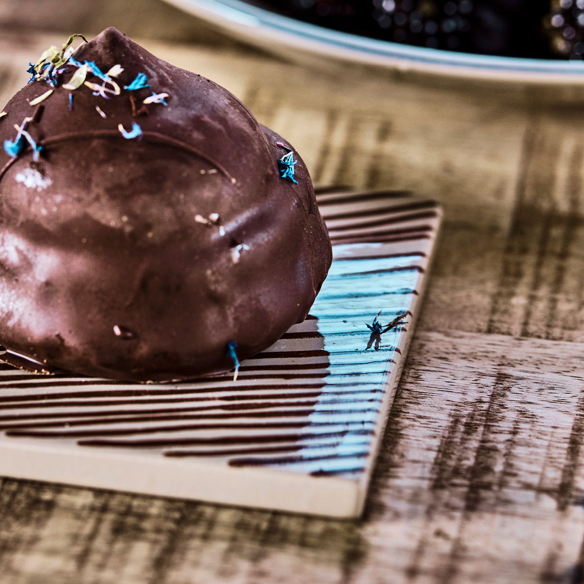 House Doctor Diva serveringsfat / assiett 26x12 cm 2-pack brun