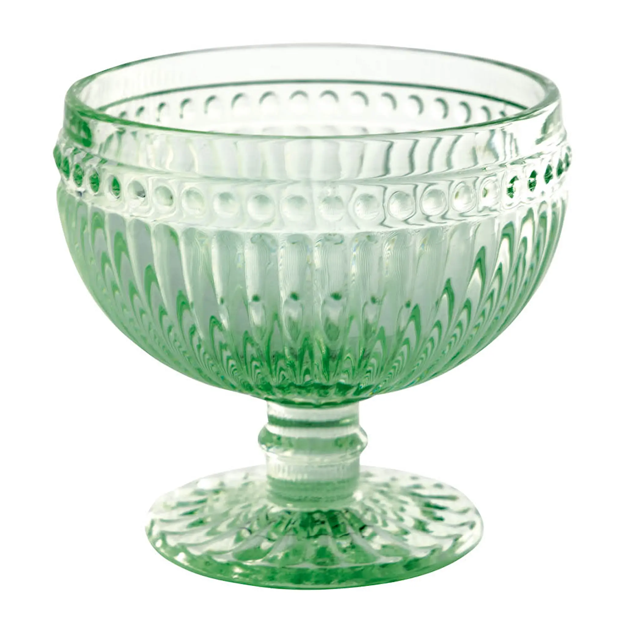 GreenGate Everyday Alice dessertskål 30 cl pale green