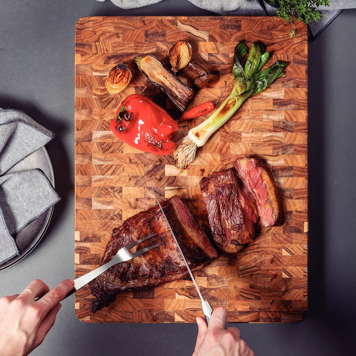 Tramontina Skärbräda 38x50 cm natur