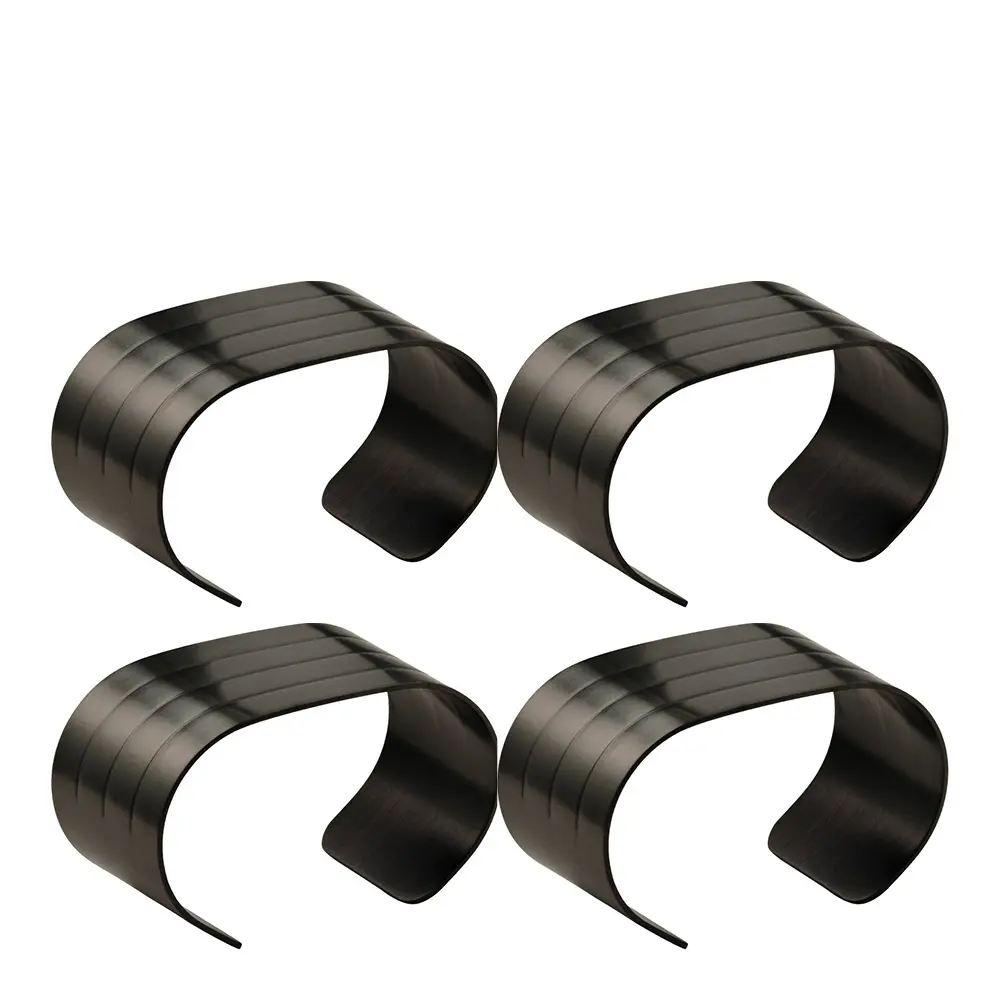 Raw Cutlery Lautasliinarengas 4 kpl Matte Black