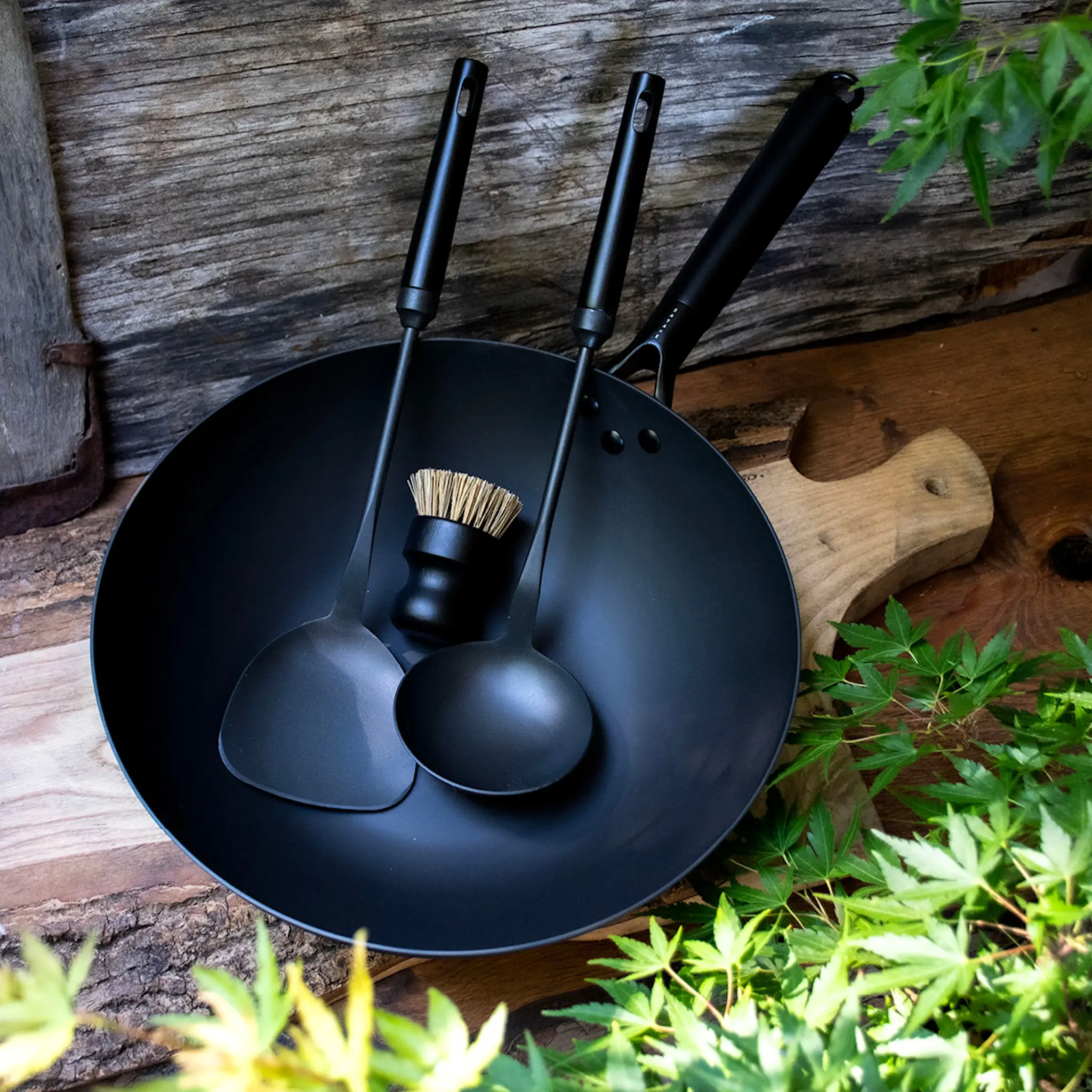 Satake Satake Wokkipannu 32 cm + välineet