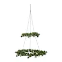 Hang dekorationsring 70 cm grön