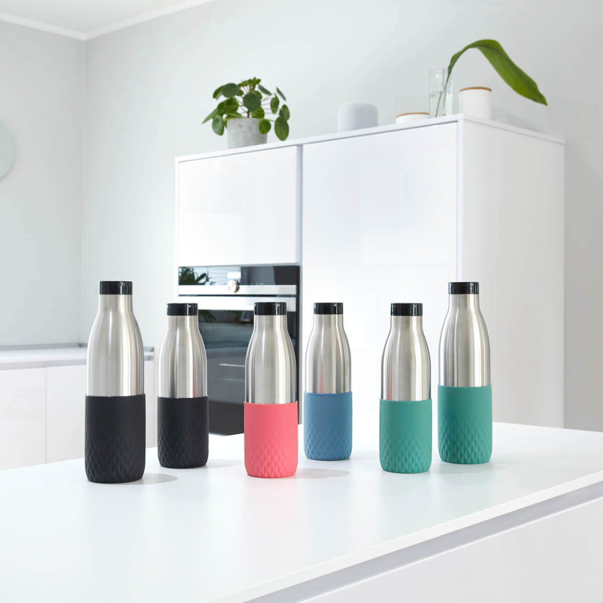 Tefal Bludrop Sleeve Dricksflaska 50 cl Blå/Silver