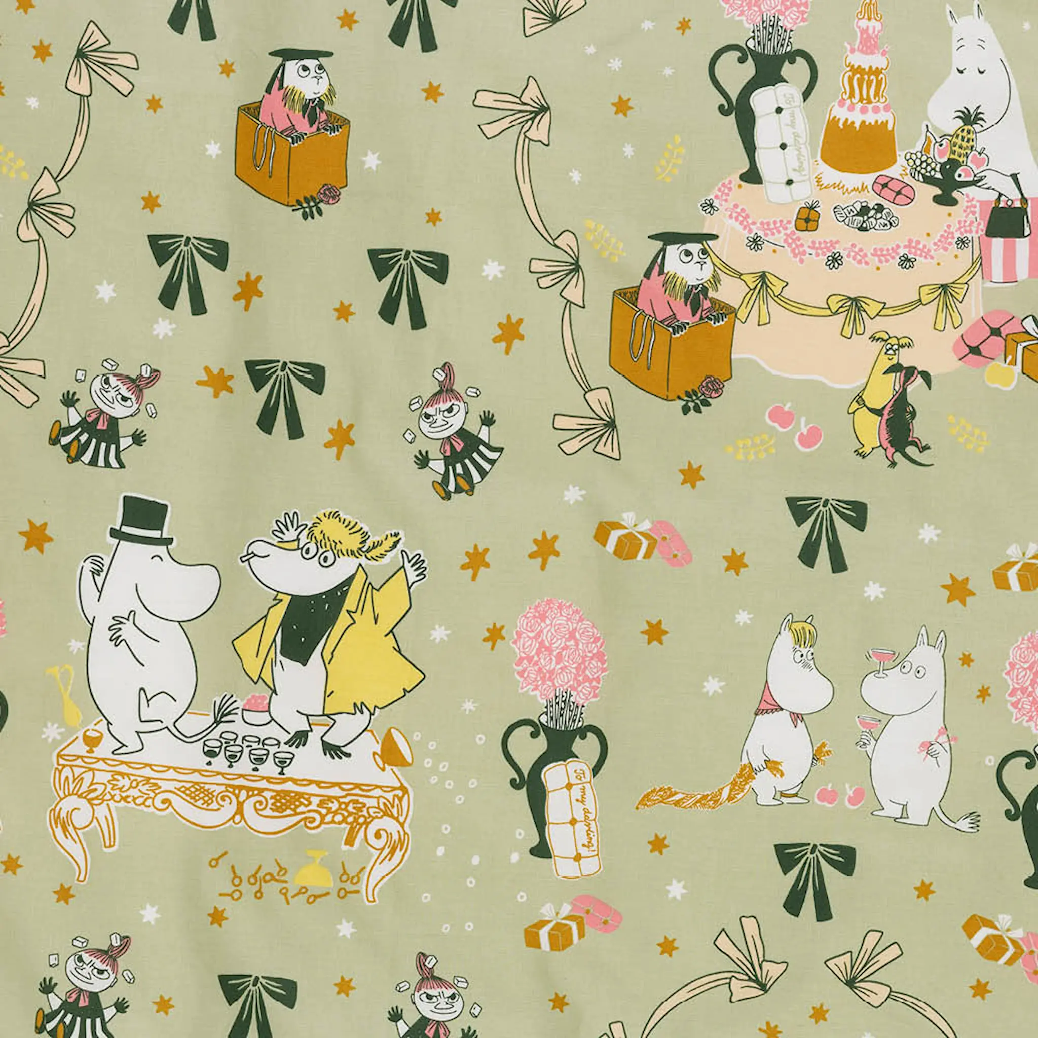 Moomin Arabia Mummi sengesett 140x200 cm Kjærlighetsgave