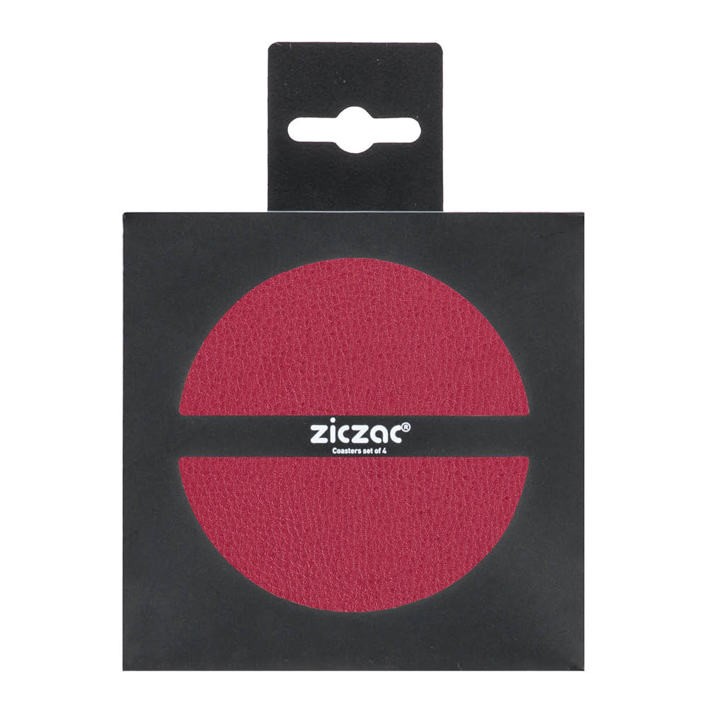 Ziczac - Togo Lasinalunen 10 cm 4 kpl Punainen