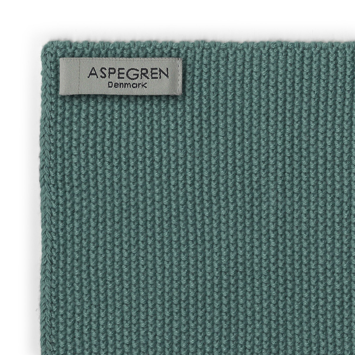 Aspegren Solid Neulottu tiskirätti 26x26 cm 2 kpl Mint