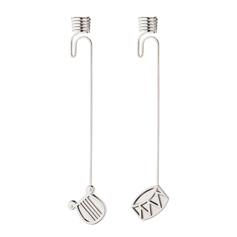 Georg Jensen - 2026 Kynttilänpidike joulukuuseen 2 kpl Hopea