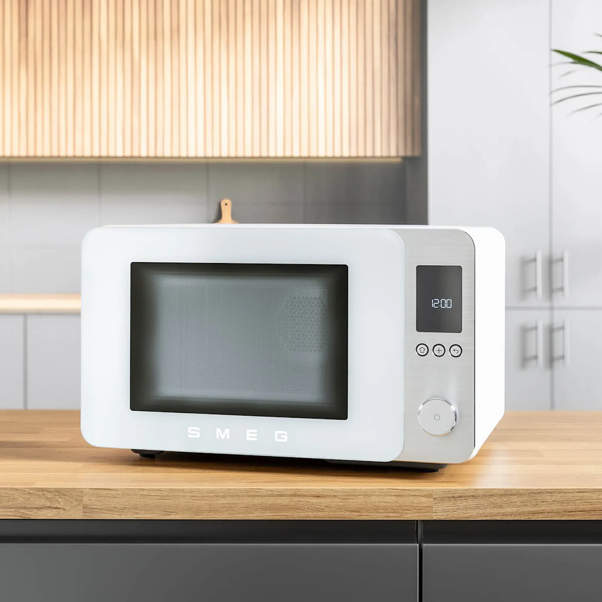 Smeg Smeg Collezione mikrovågsugn varmluft MOC02 2100W matt vit