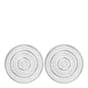 Ethno tallrik 23 cm 2-pack kristallglas