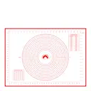 Pizza Angels Bakmatta 70x50 cm Vit/Röd