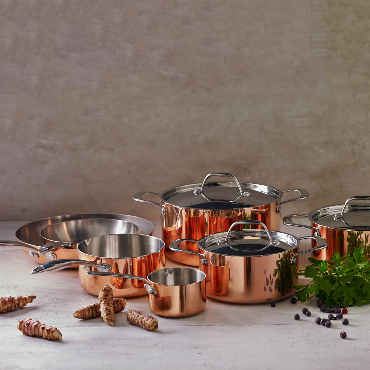 Blomsterberg Stekpanna 28 cm koppar