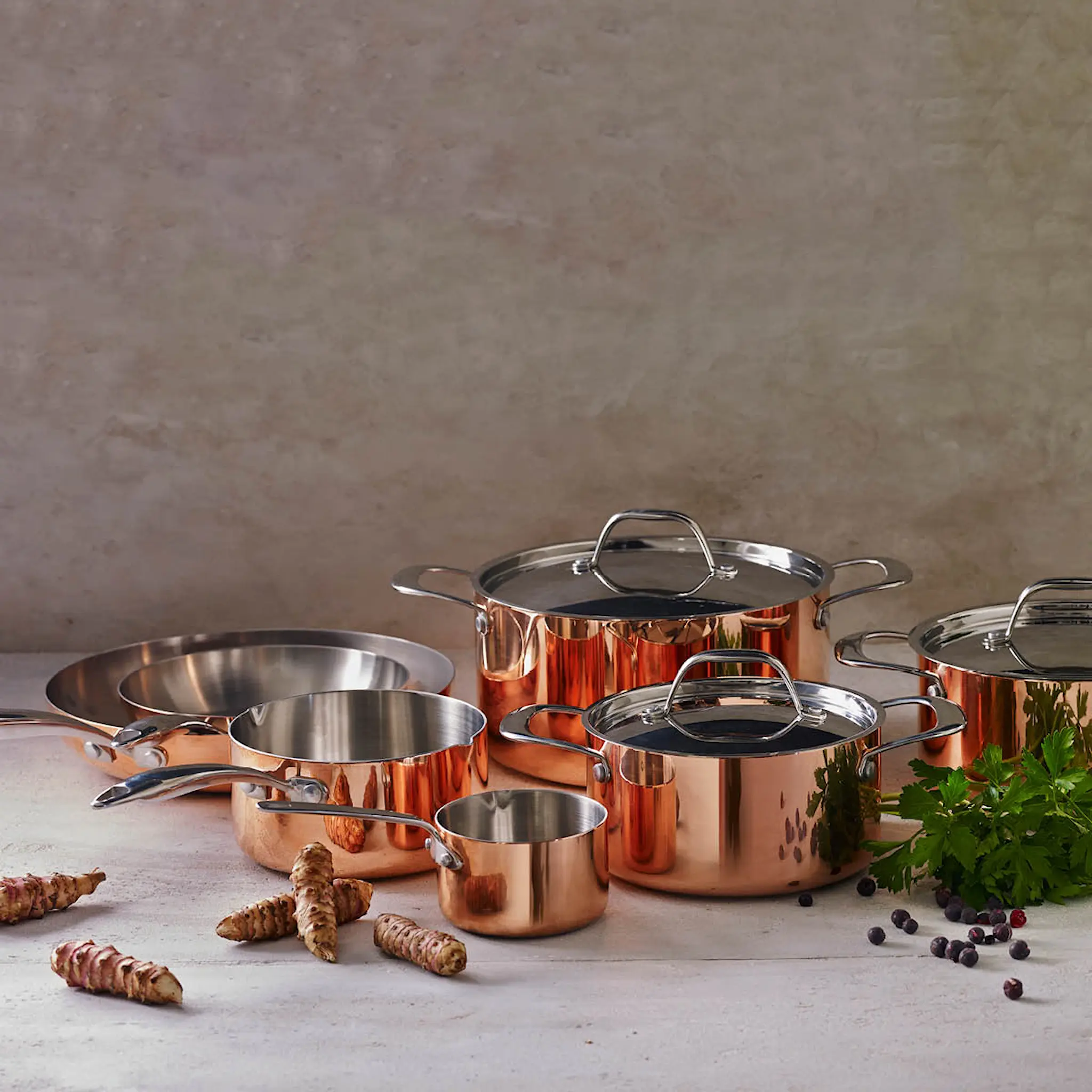 Blomsterberg Blomsterbergs Paistinpannu 28 cm Kupari