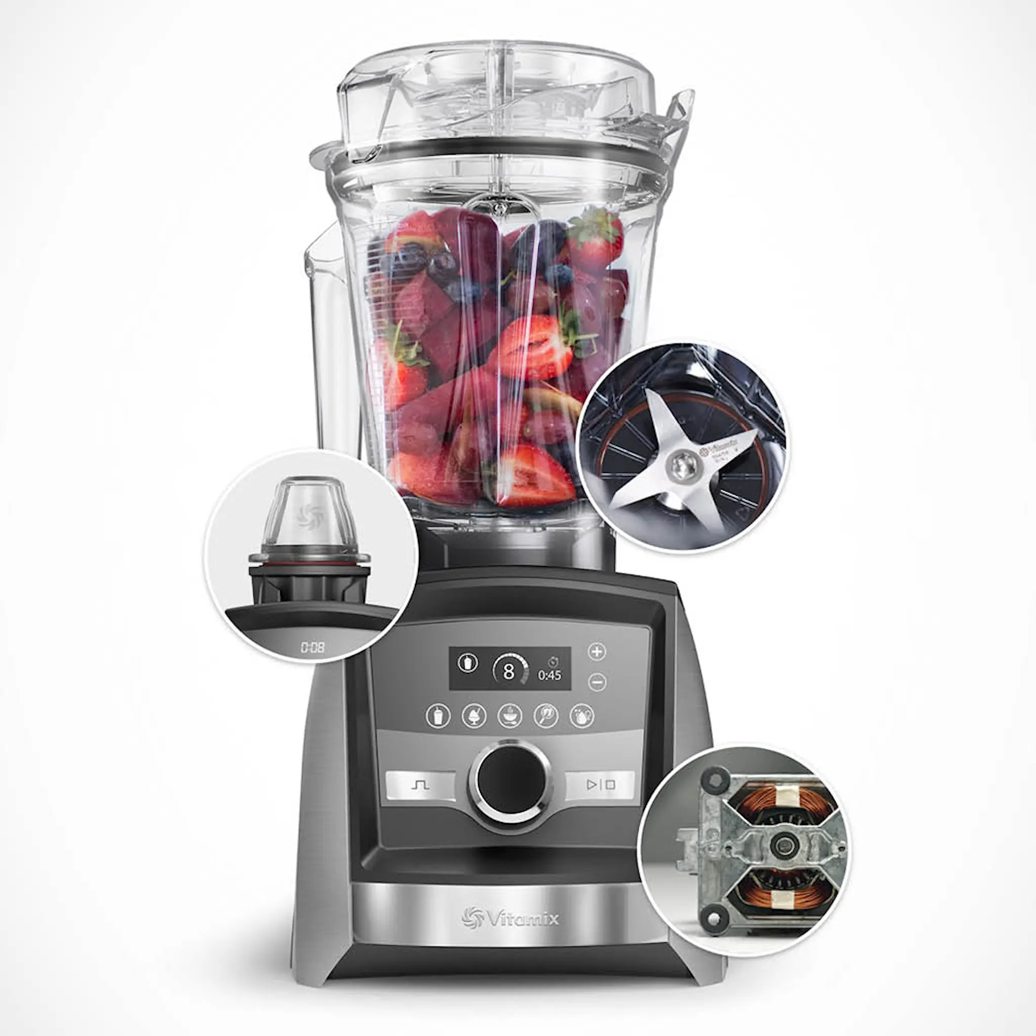 Vitamix Ascent blender A3500i børstet stål