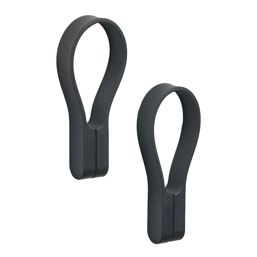 Zone Denmark - Loop Pyyhehihna magneetilla 2 kpl Black