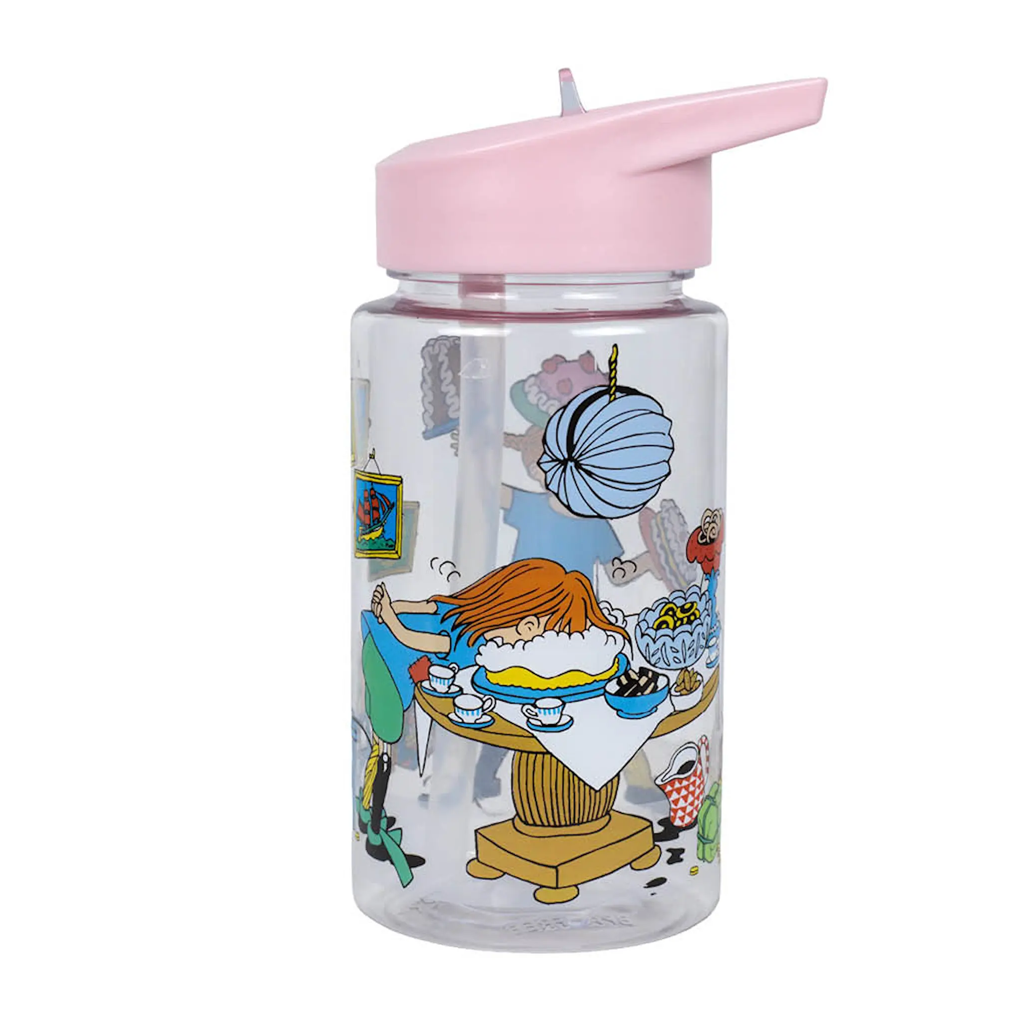 Rätt Start Pippi vattenflaska 0,5 L Födelsedag rosa