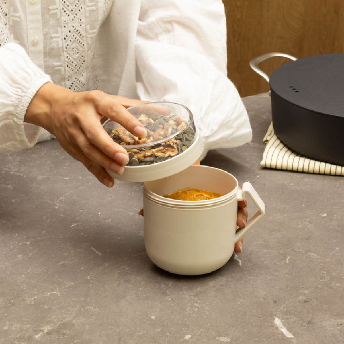 Brabantia Make & Take Keittomuki 0,6 L Soft Beige