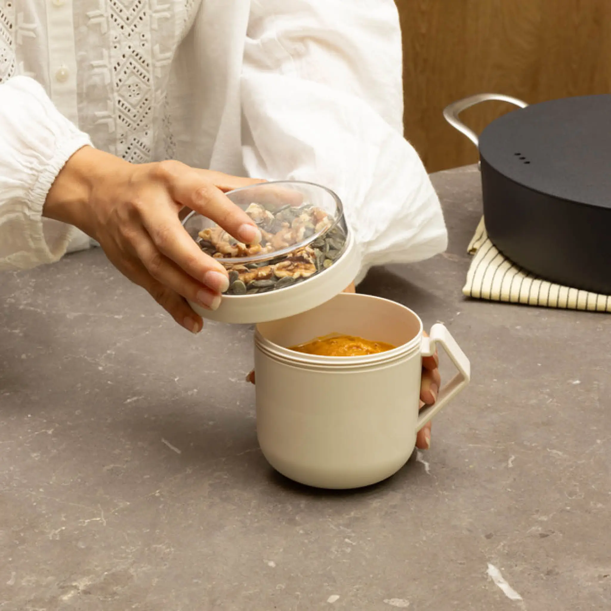 Brabantia Make & Take Keittomuki 0,6 L Soft Beige