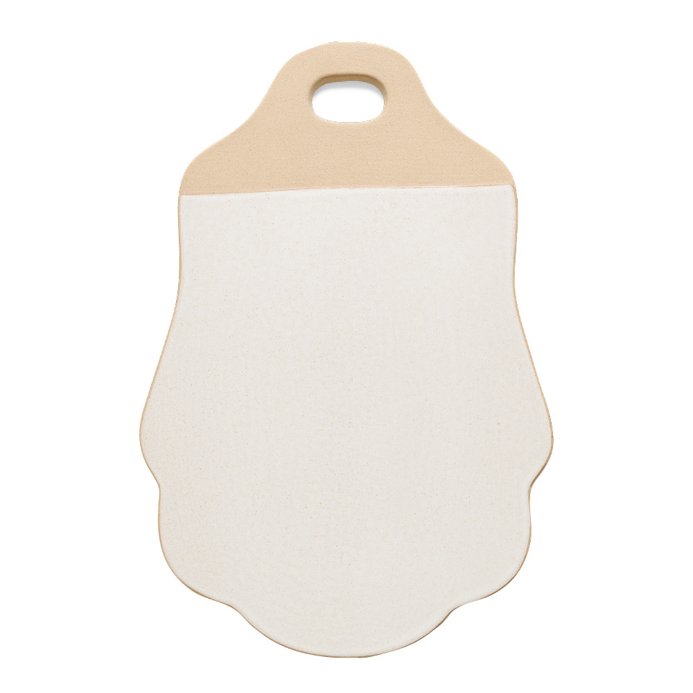 Sthål Rustico serveringsbricka 35x24 cm eggshell