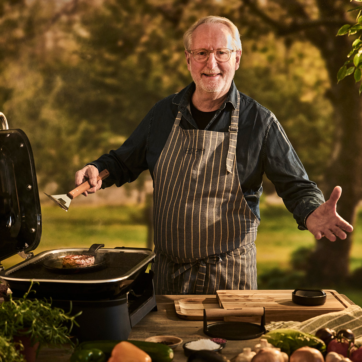 Tramontina Bbq by hellstrøm grillpress cm svart