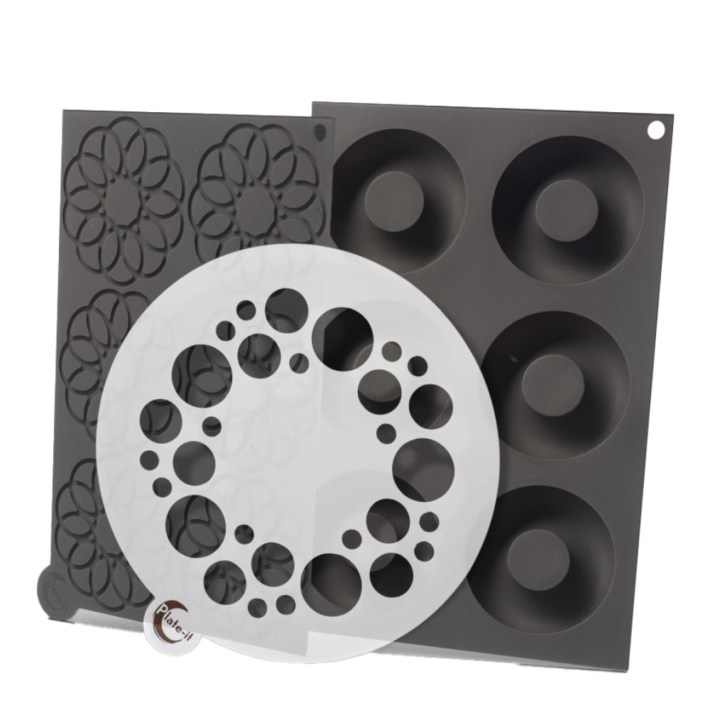 Plate It - Plate It Silikonimuotti 3 osaa Inner Circle