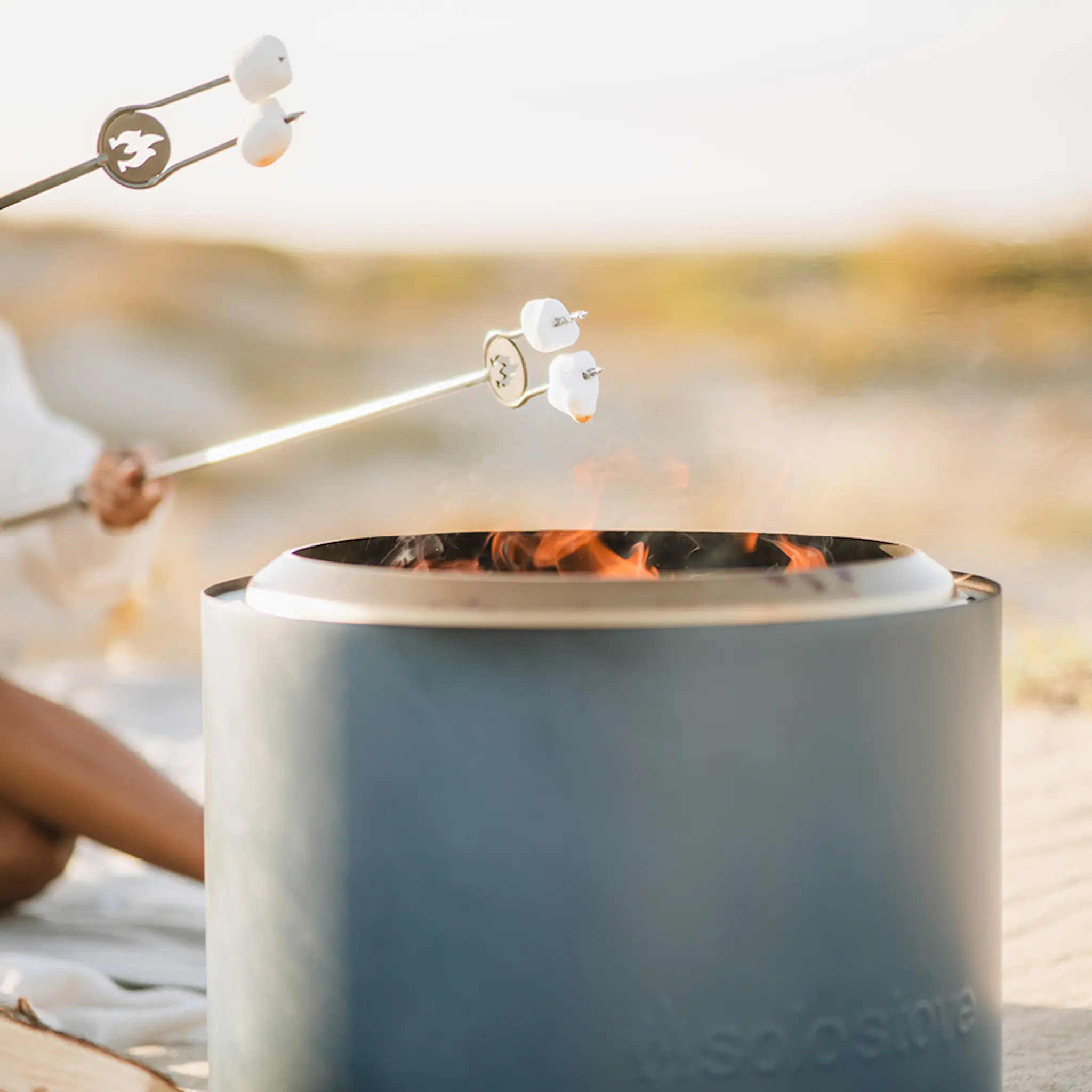 Solo Stove Bonfire + stand 2.0 rökfri eldstad 49,5x44,5 cm water