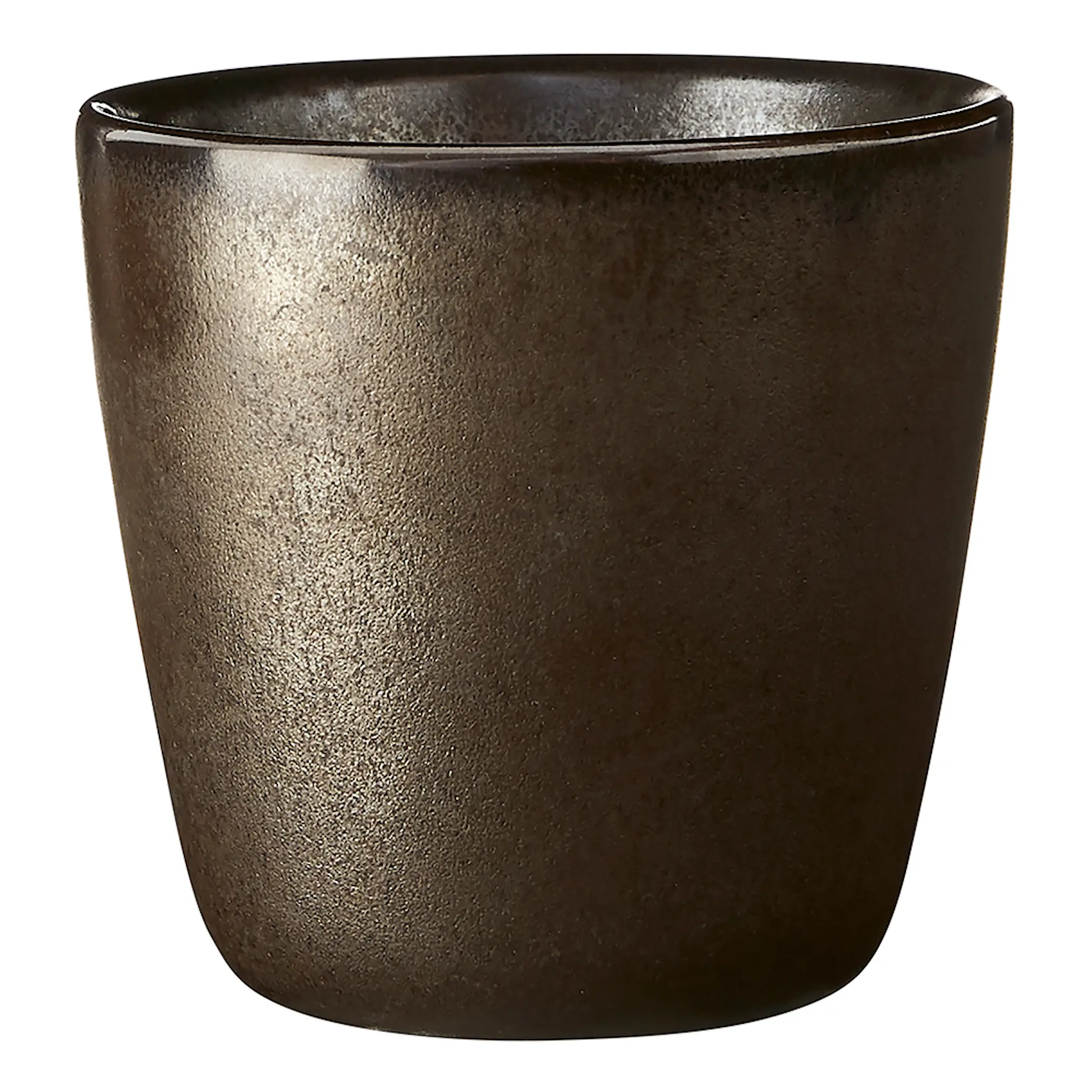 Aida Raw Mugg utan öra 30 cl Metallic Brown