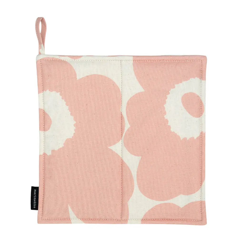 Pieni Unikko gryteklut 22x22 cm bomull/fersken