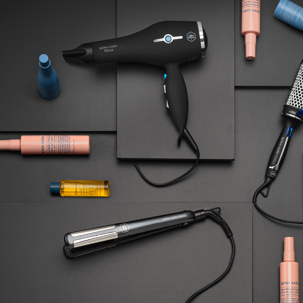 OBH Nordica Björn Axén AC 2000 hårfön 5195 svart