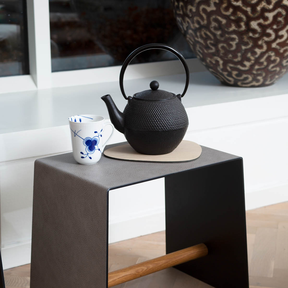 LIND DNA Circle Nupo bordstablett 38 cm Clay Brown