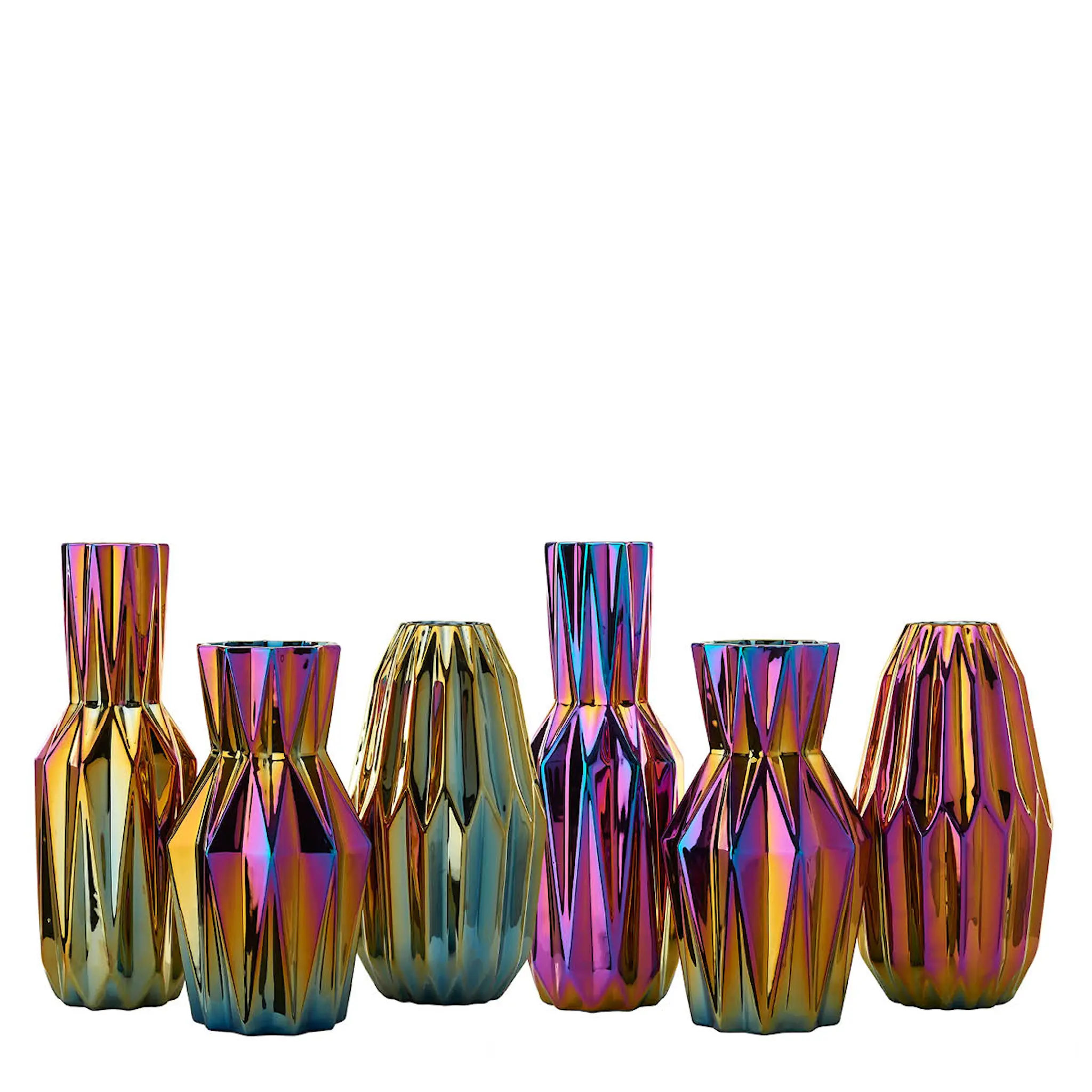 Pols Potten Oily Folds maljakko S 32 cm multi