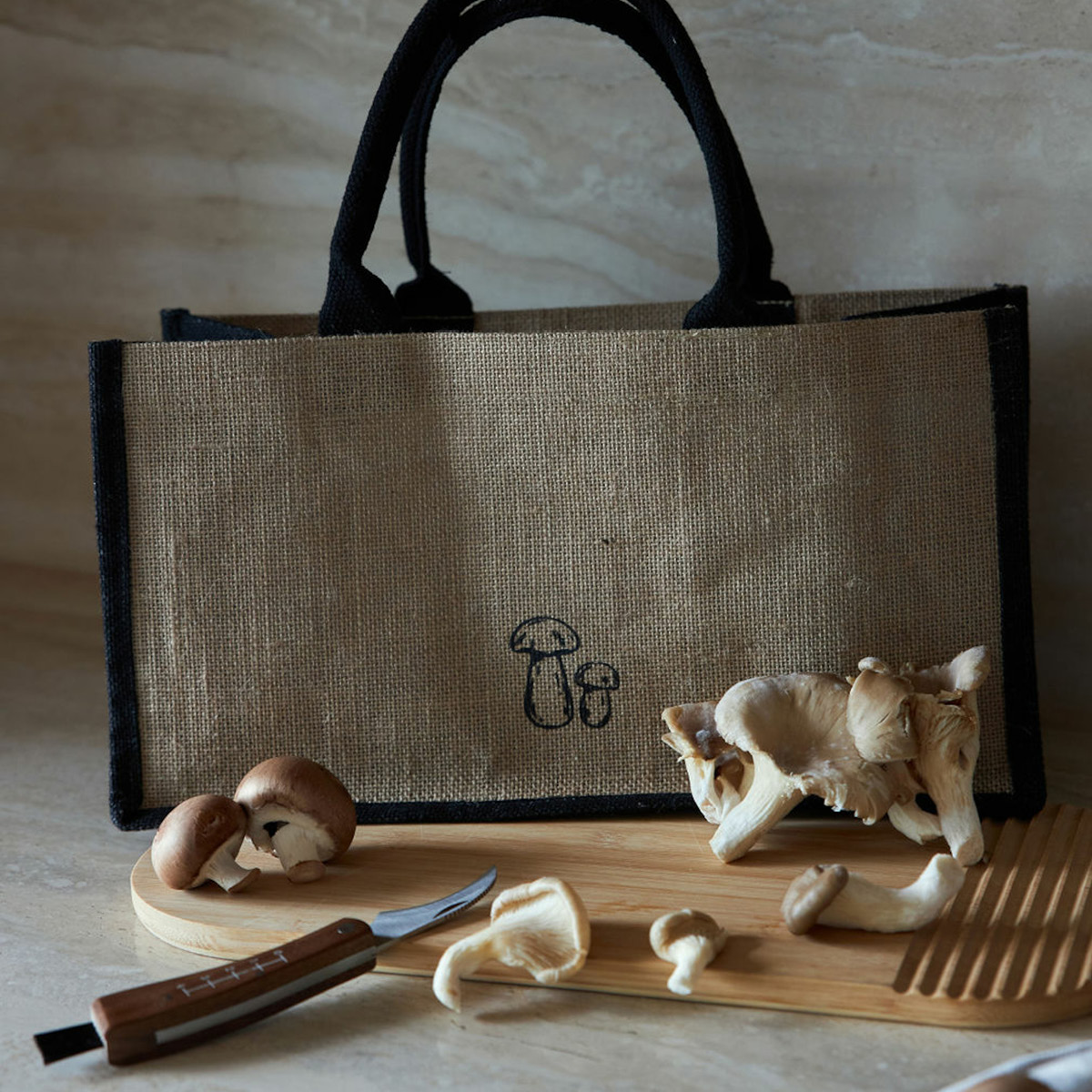 Sagaform Karl-Johan soppkurv med soppkniv