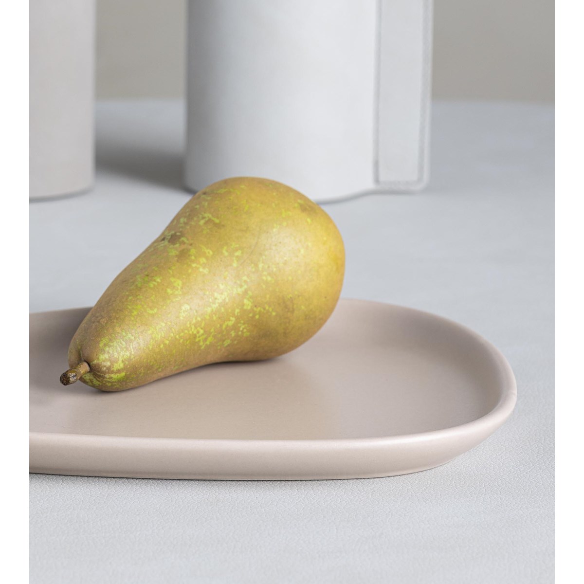 LIND DNA Curve Stoneware Tallrik 22x19 cm Sand