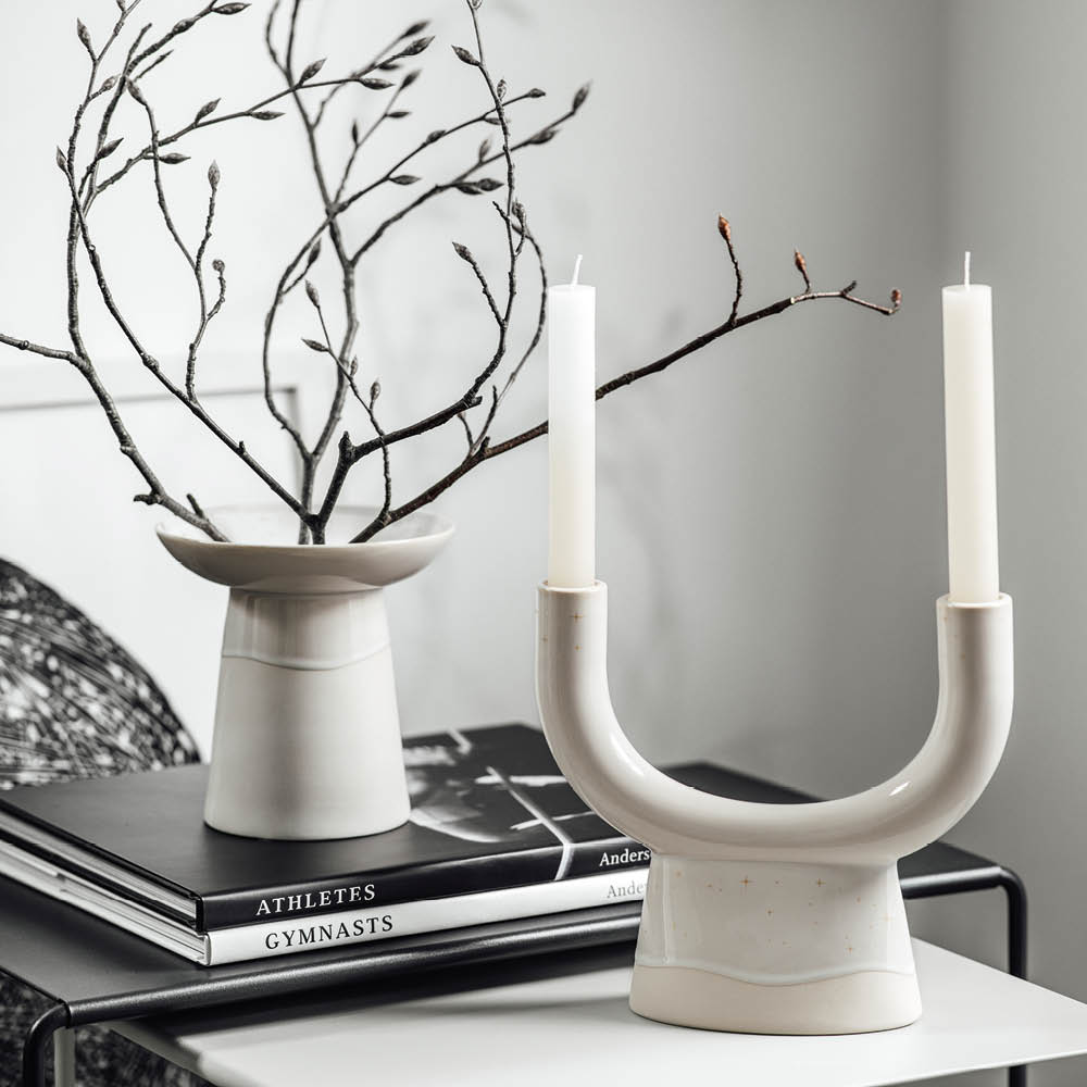 Villeroy & Boch Winter Glow lysestake u-shape 23x8,5x20,5 cm