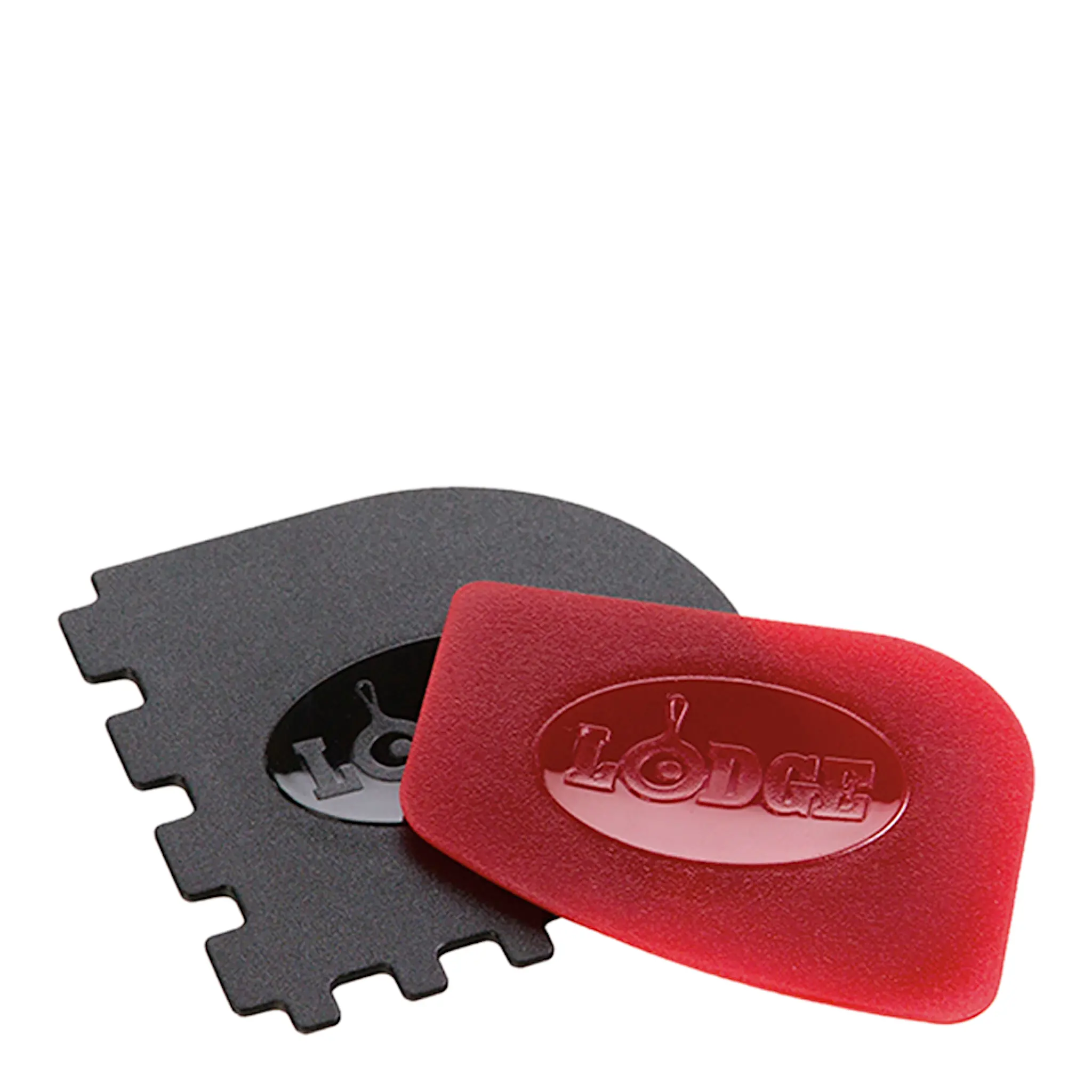 Lodge Gummiskrapa grill och stekpanna 2-pack svart/röd