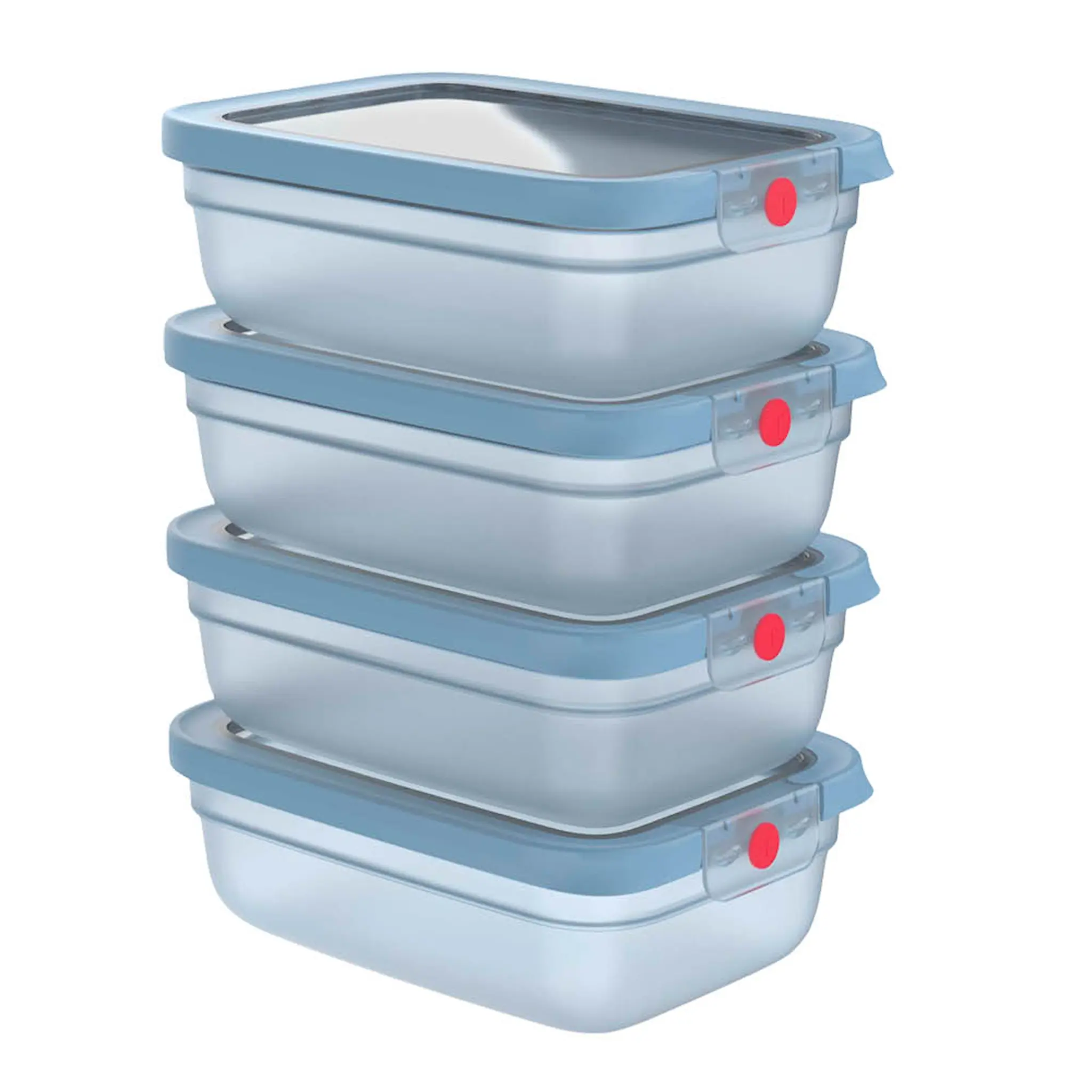 Tefal OneClick Fresh matboks 1,2L 4 stk blå