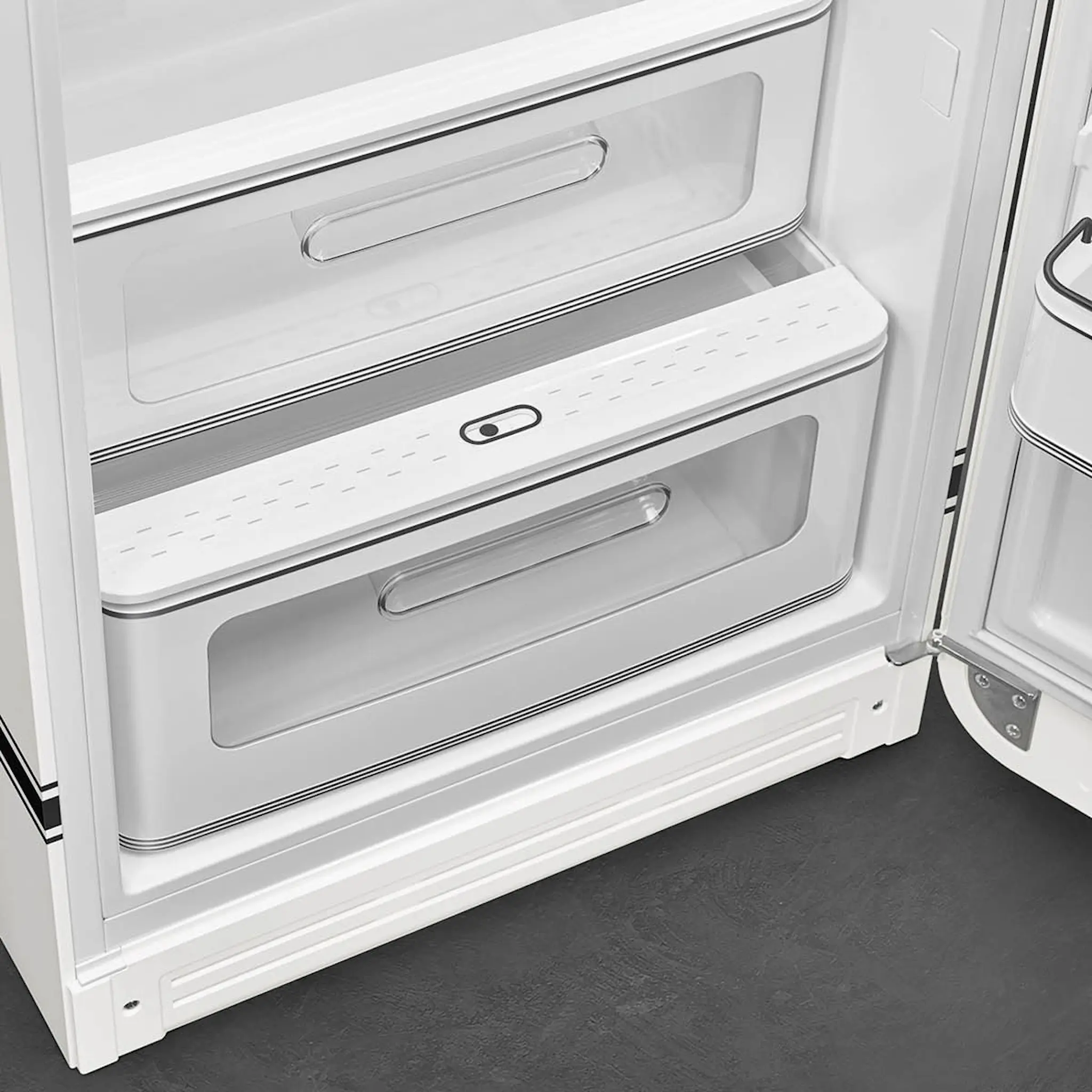 Smeg Smeg x Porsche kylskåp med frysfack Special Edition Carrara White