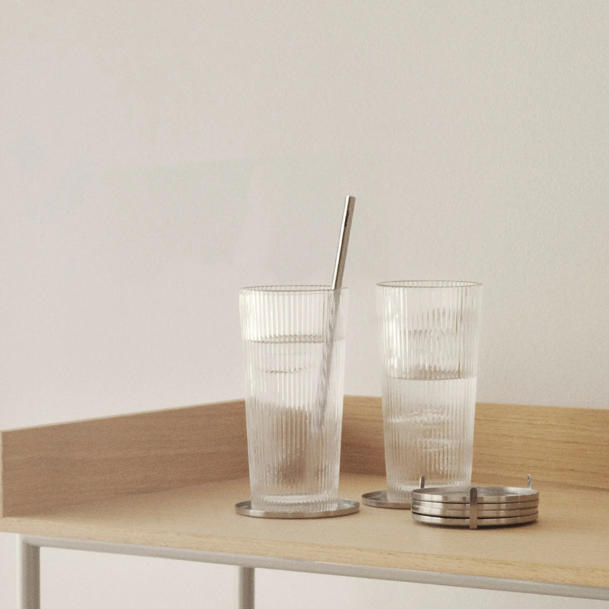 Stelton Sugerør i stål 4 stk hover