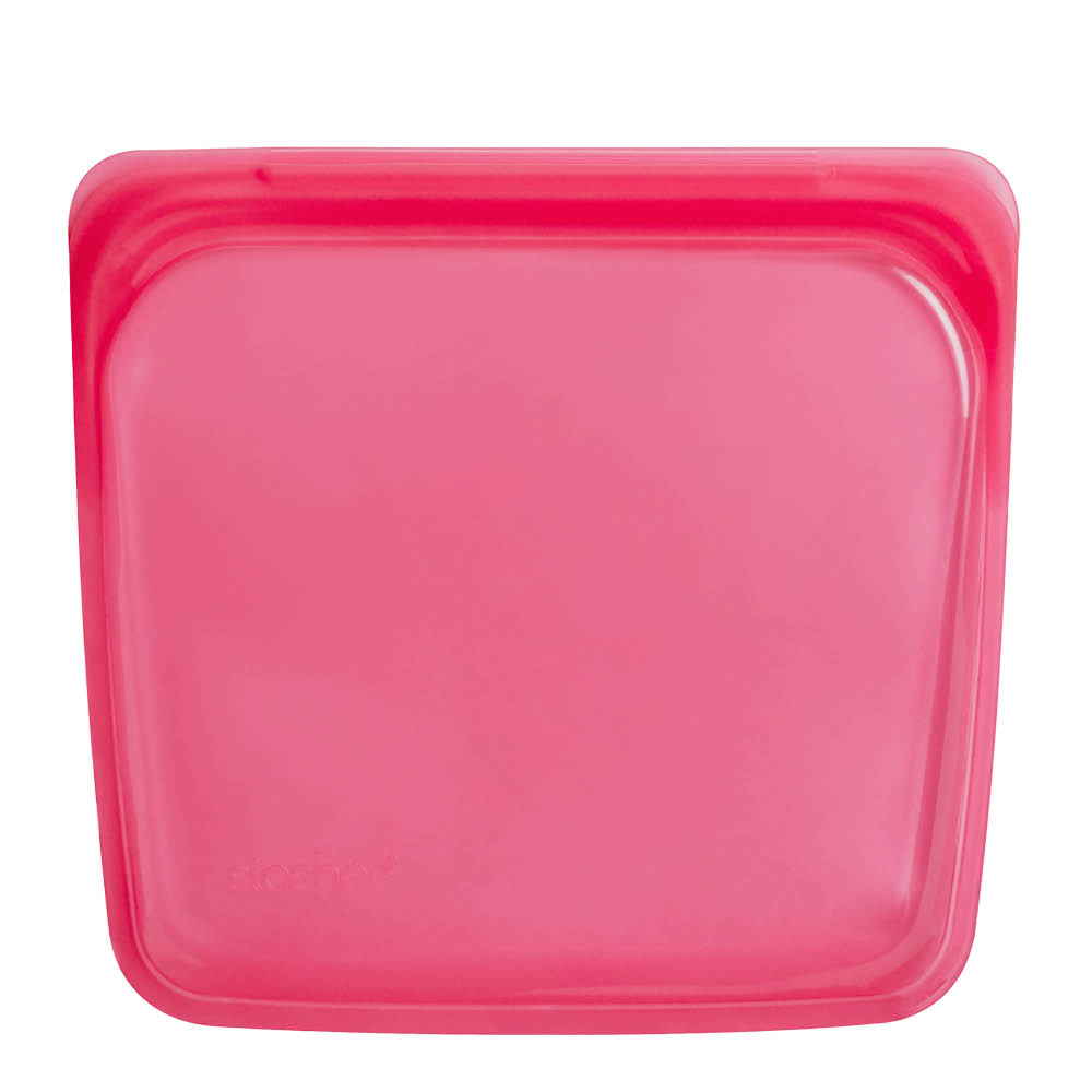 Stasher Sandwich silikonpose 0,45L rosa