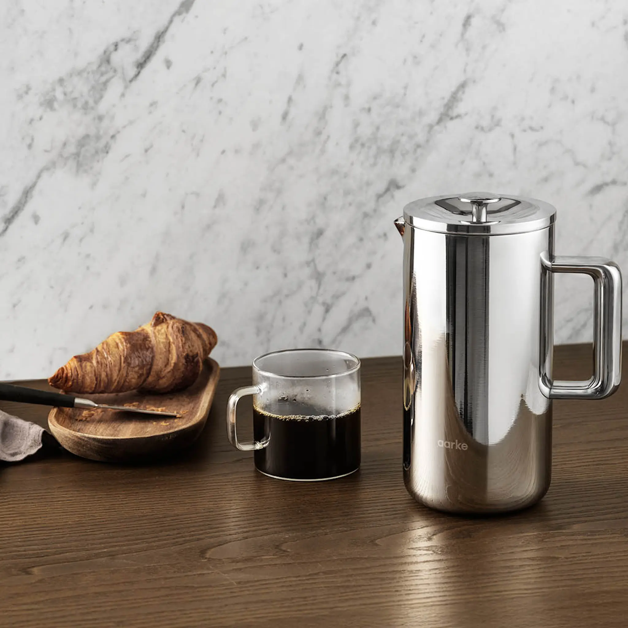 Aarke Aarke kaffepress 1 L rostfritt stål