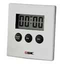 Digital timer aluminium grå