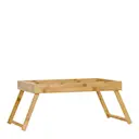Tray sängbricka i bambu 50x35 cm natur/svart