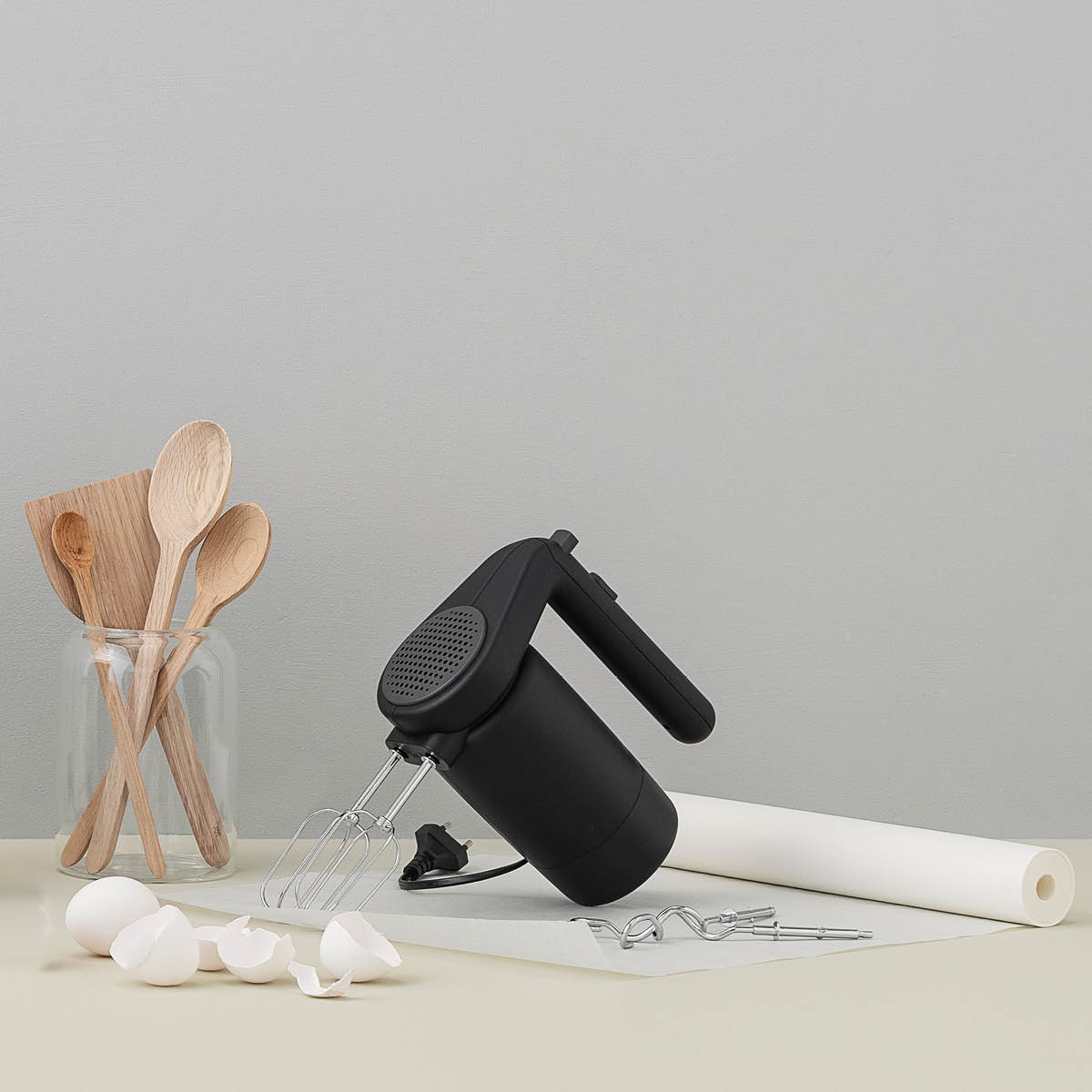 RIG-TIG FOODIE håndmikser svart