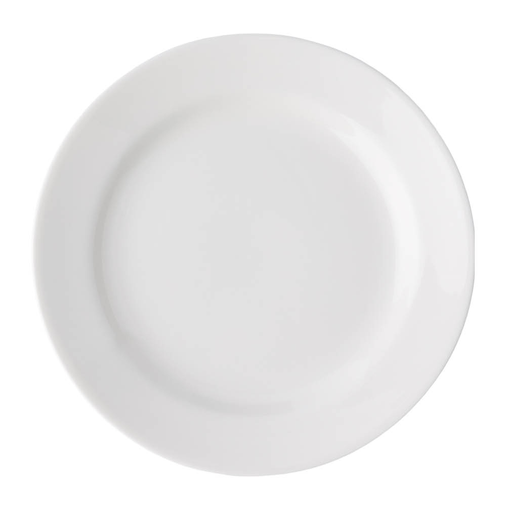 Gustafsberg Bas tallrik med bräm 18 cm vit