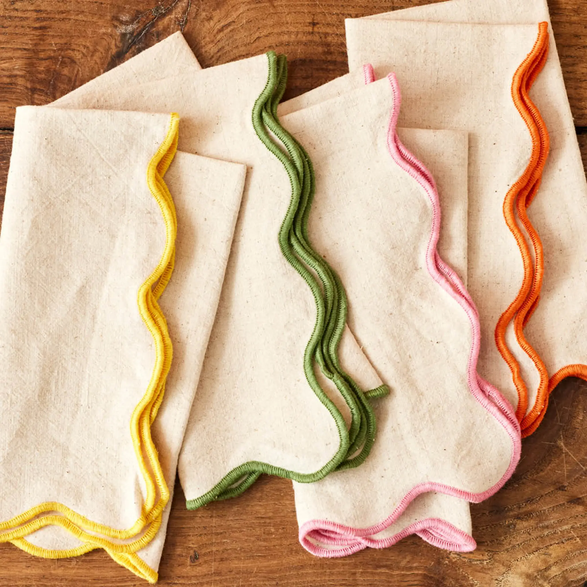 Jamie Oliver Big Love tygservett 45 cm 4-pack färgmix