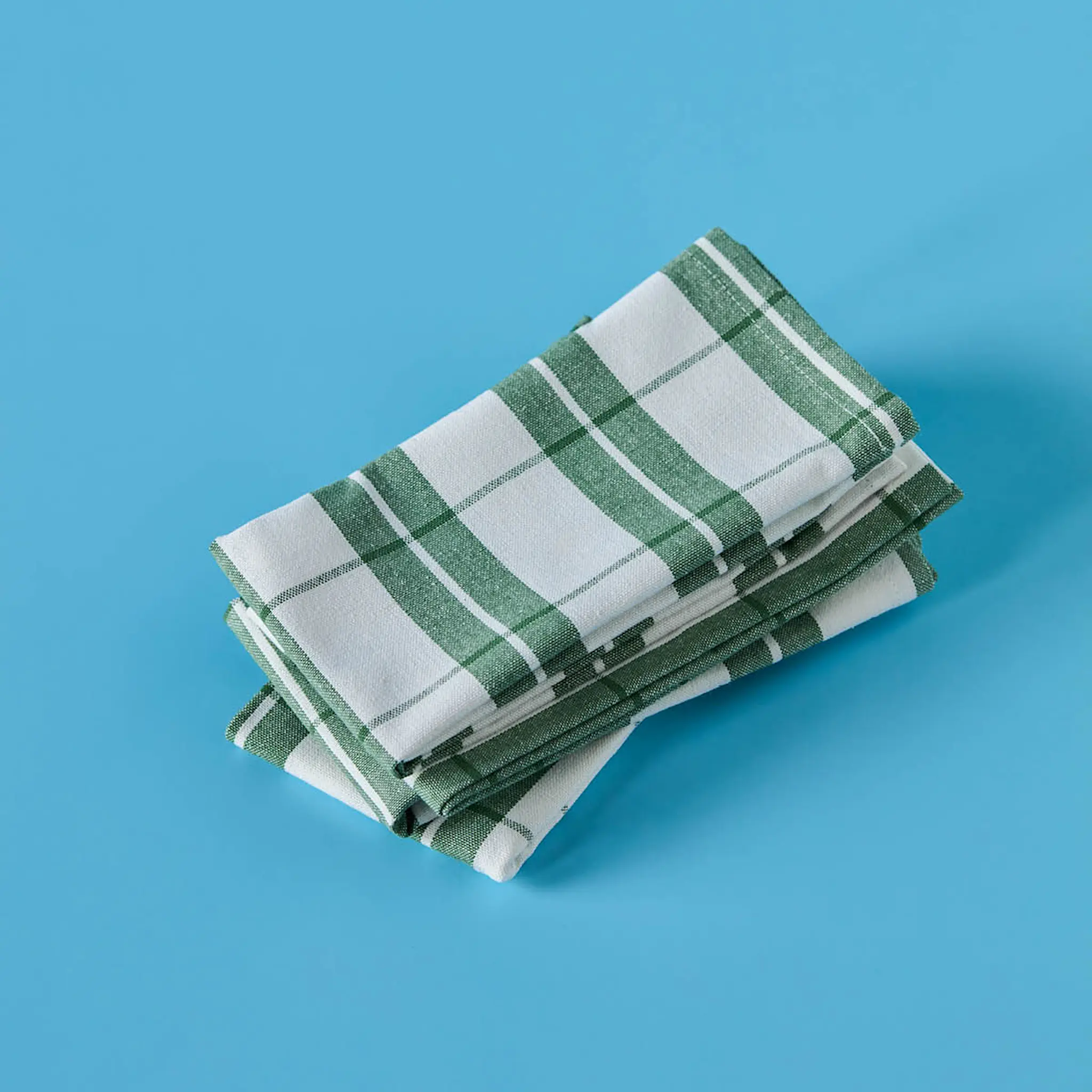 Nicolas Vahé Chef serviett 40x40 cm 4 stk grønn/hvit hover