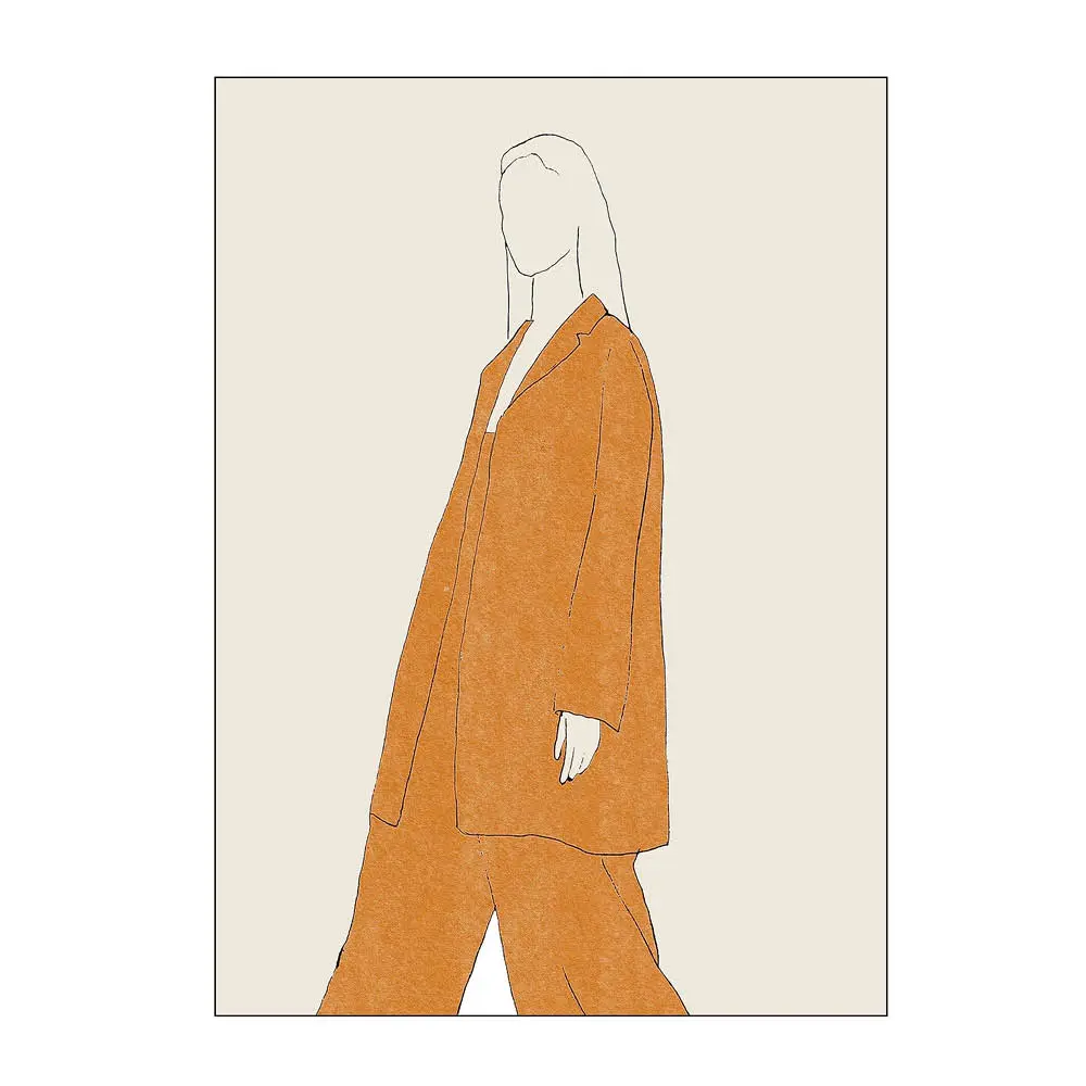The Poster Club x Chloe Purpero Johnson Juliste 30x40 cm Comfy suit