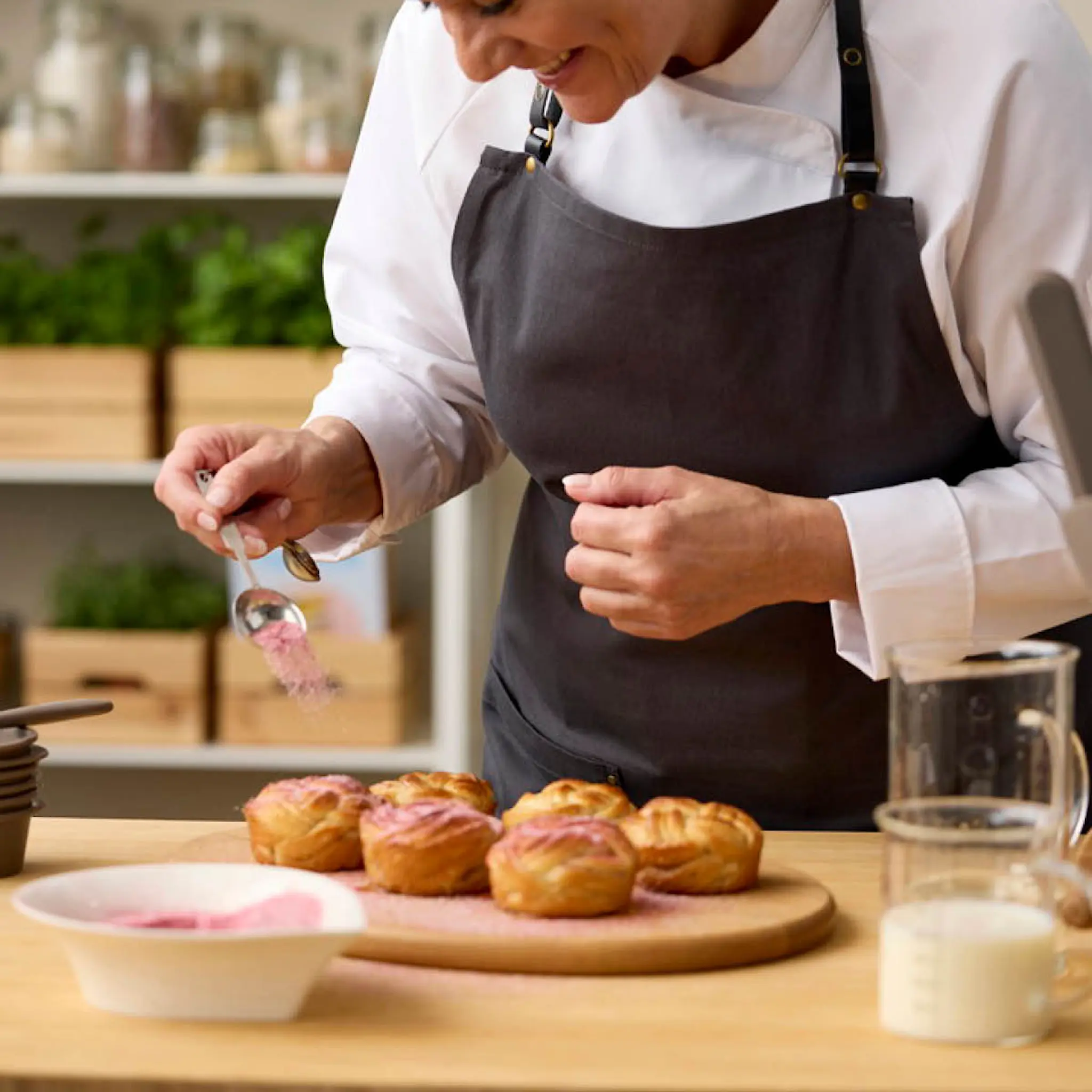 Blomsterberg Muffinsform for 6 muffins silikon latte