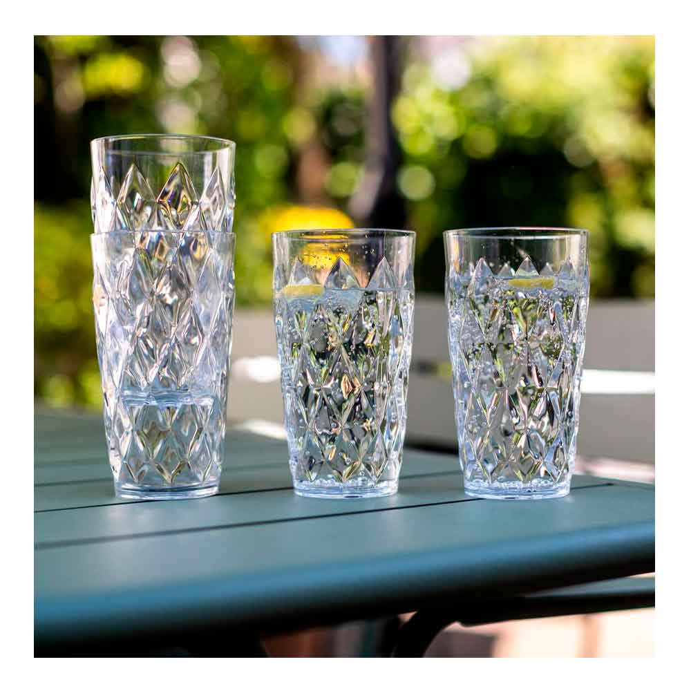 Koziol Crystal Glas Högt 6-pack Klar