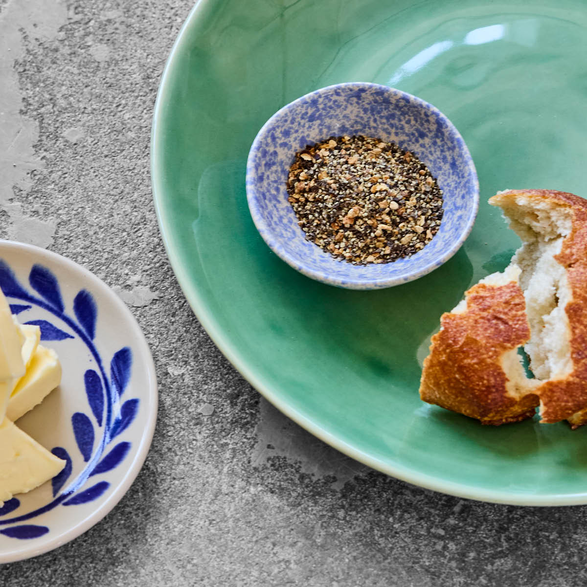 House Doctor Diva skål 4 cl 3 stk blå