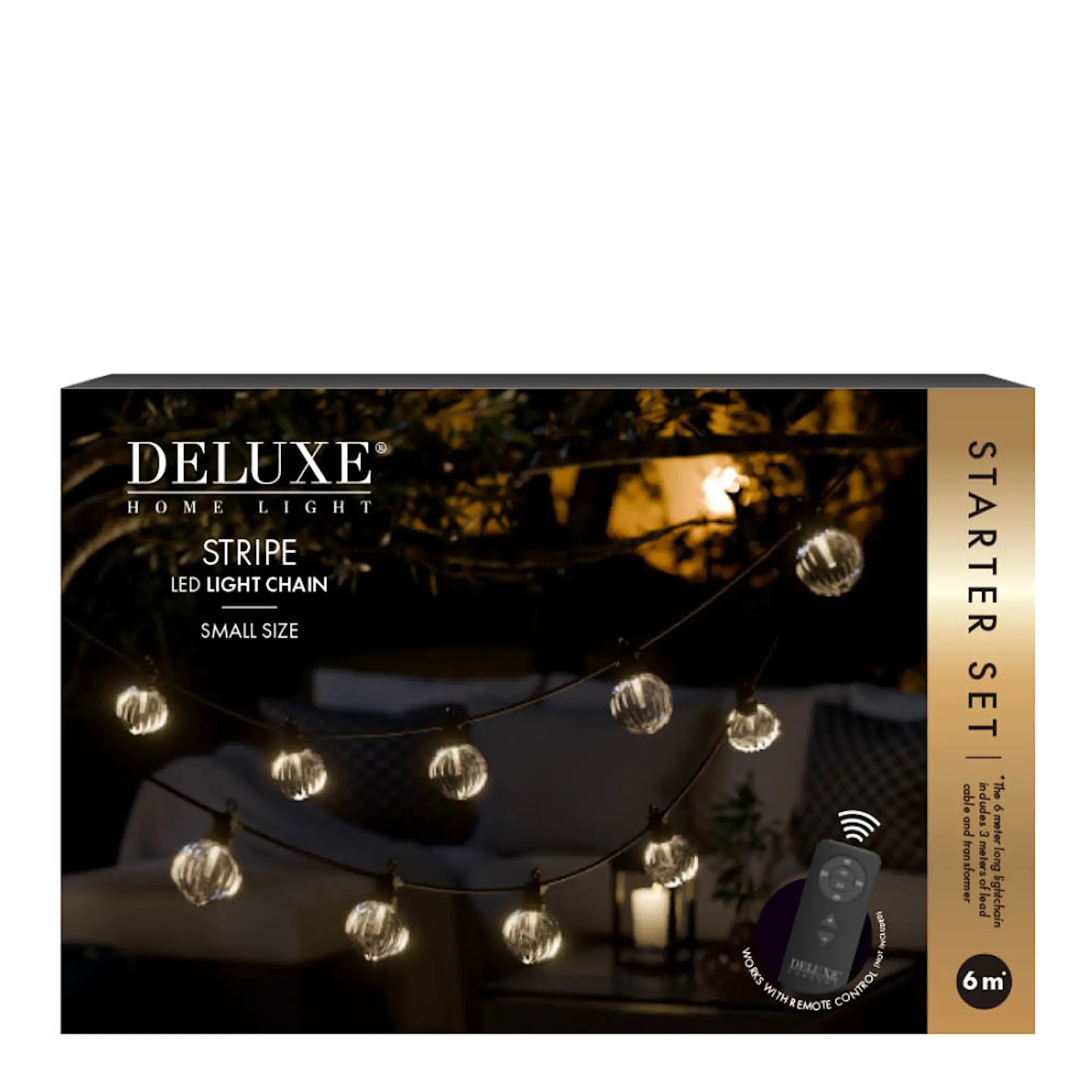 DeluxeHomeart LED Valosarja aloitussarja 6 m Stripe